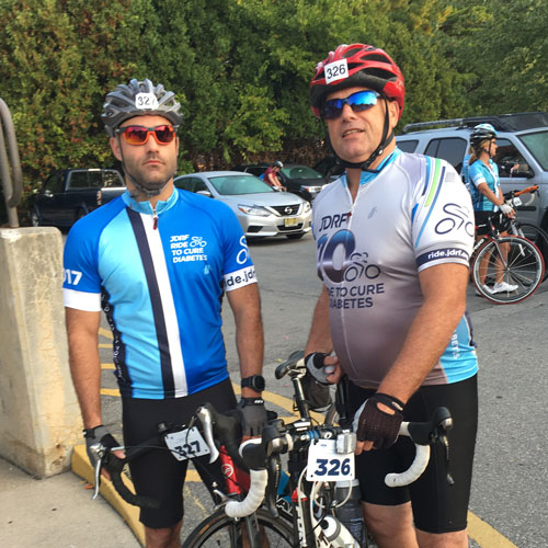 Jim at bike riding event